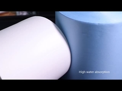 500 पीसी औद्योगिक विस्कोस ड्राई वाइप्स 25x37 सेमी पॉली सेलूलोज़ ऑयल एब्सॉर्बेंट वाइप्स पेपर रोल